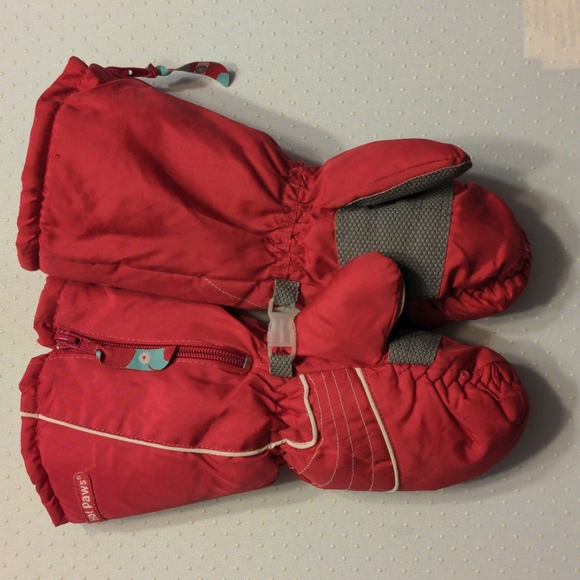 Girls pink hot paws mittens size 4-5X - Picture 4 of 4